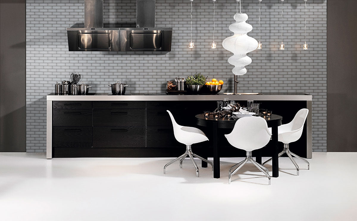 MSI Ice Bevel Subway Tile 2x6 — surface detail in natural tonality