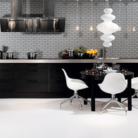 MSI Ice Bevel Subway Tile 2x6 — surface detail in natural tonality