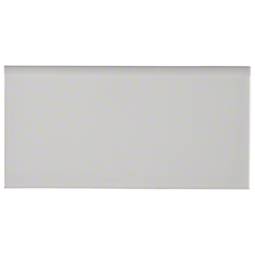 Gray Glossy Bullnose Tile 3x6