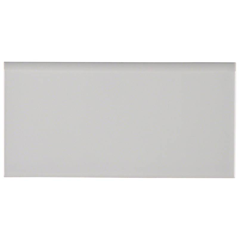 MSI Gray Glossy Bullnose — Tile Trim in gray tonality finishing trim piece color-matched to parent series