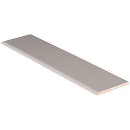 Gray Glossy Bullnose Tile 4x16