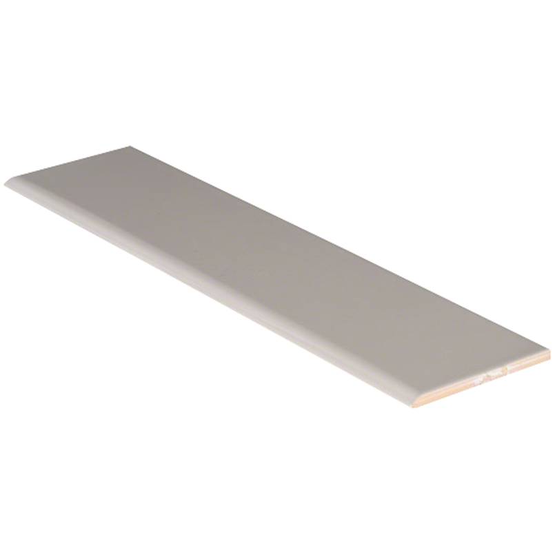 MSI Gray Glossy Bullnose — Tile Trim in gray tonality finishing trim piece color-matched to parent series