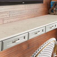 MSI Gray Lagoon Concrete Quartz — surface detail in gray tonality