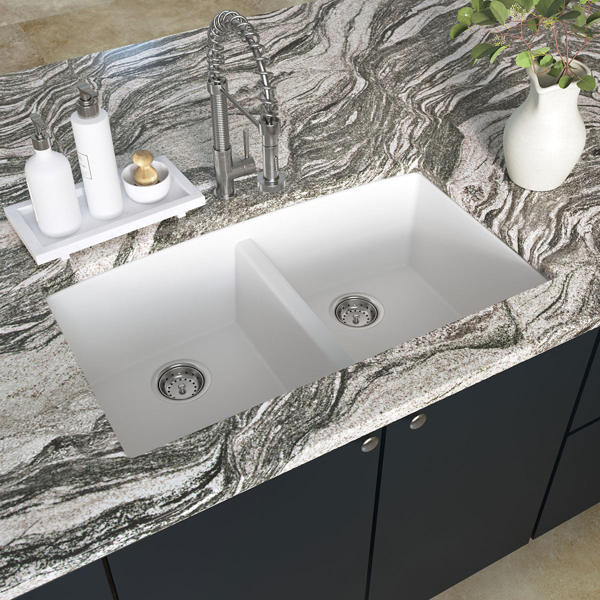 MSI Gray Mist - Granite Island Countertop