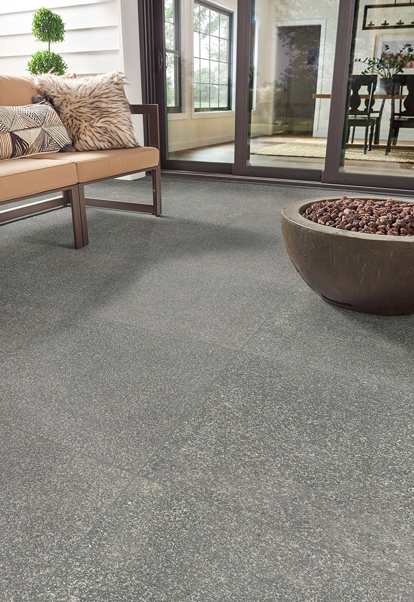 MSI Gray Mist Granite Paver — surface detail in gray tonality