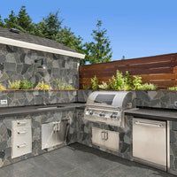 MSI Gray Mist Granite Paver — surface detail in gray tonality