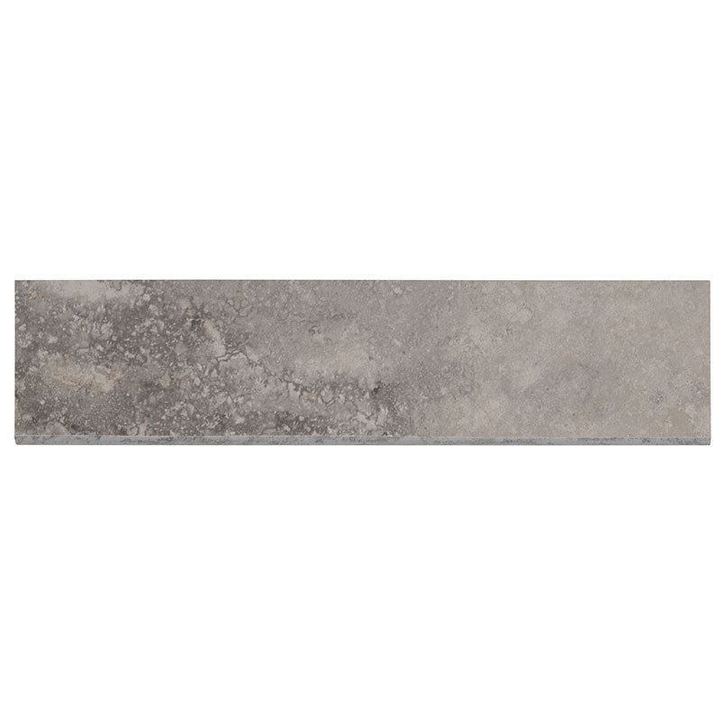 MSI Napa Gray 3X24 Bullnose — Tile Trim in gray tonality finishing trim piece color-matched to parent series