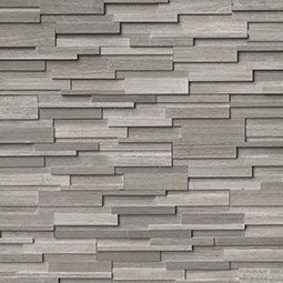 Gray Oak 3D Stacked Stone