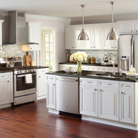 MSI Greecian White Beveled Subway Tile 2x4 — surface detail in white tonality