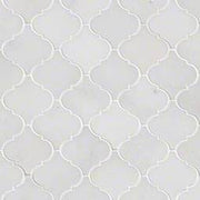 Greecian White Arabesque Tile