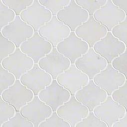 Greecian White Arabesque Tile