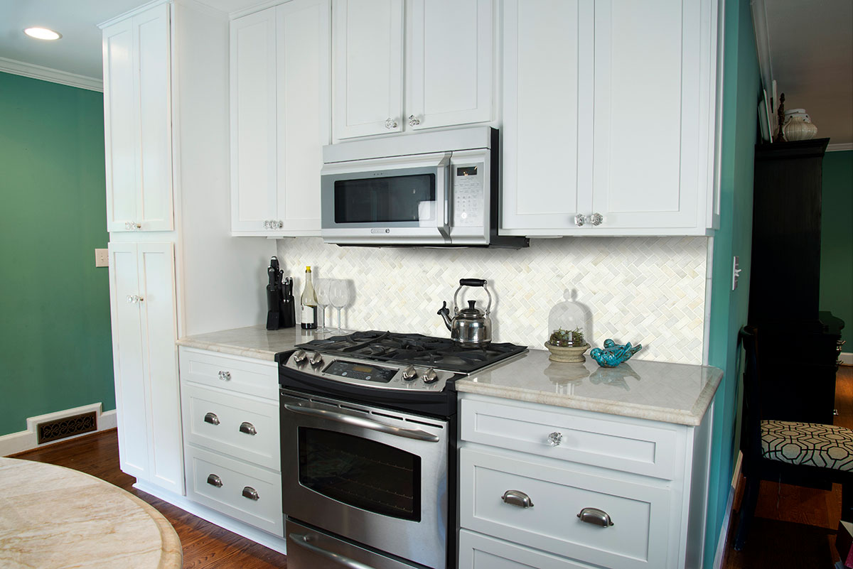 MSI Greecian White Herringbone Pattern — surface detail in white tonality