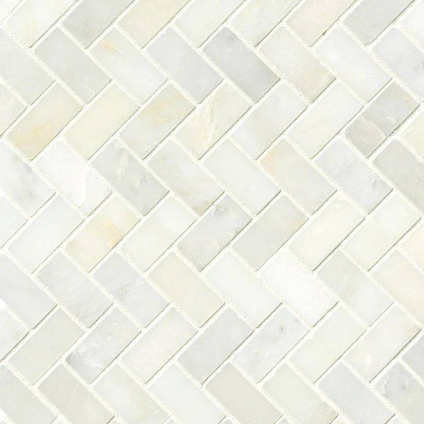 MSI Greecian White Herringbone Pattern