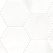 Greecian White 8" Hexagon Polished