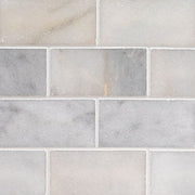 Greecian White Marble Subway Tile 3x6