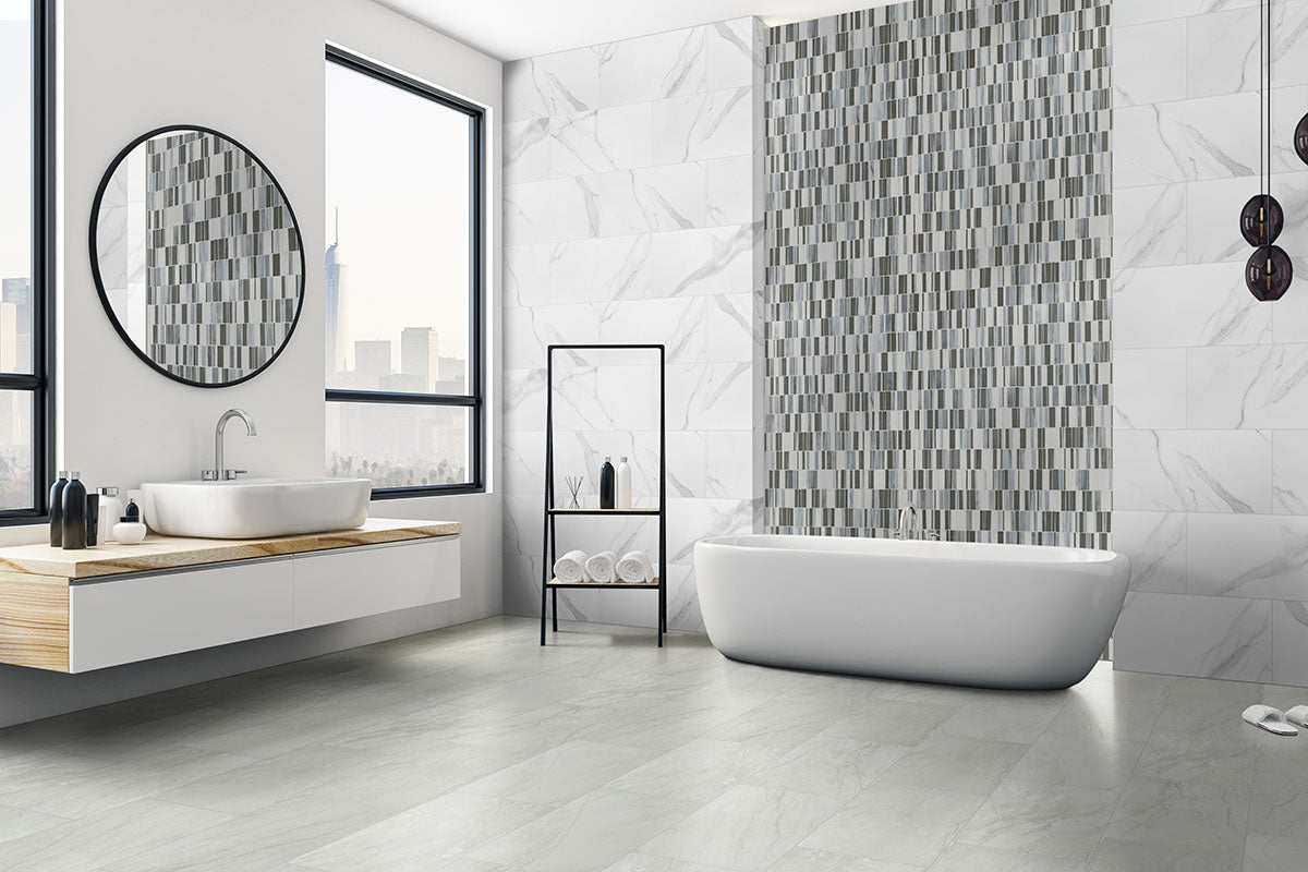 MSI Dymo Statuary 12x24 Tile — surface detail in natural tonality