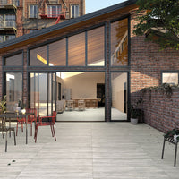 MSI Caldera Grigia Porcelain Paver — surface detail in natural tonality