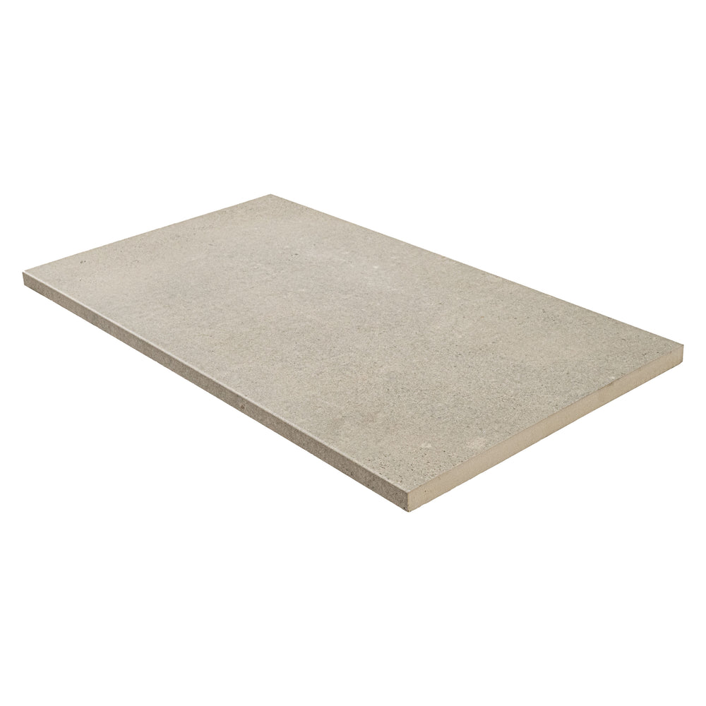 MSI Gritzo Almond Porcelain Coping — Pool Coping double-bullnose quarried marble pool edge