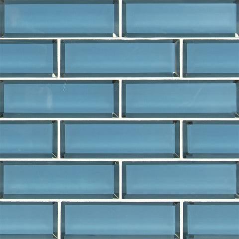 MSI Haiku Sapphire Glass Subway Tile 2x6