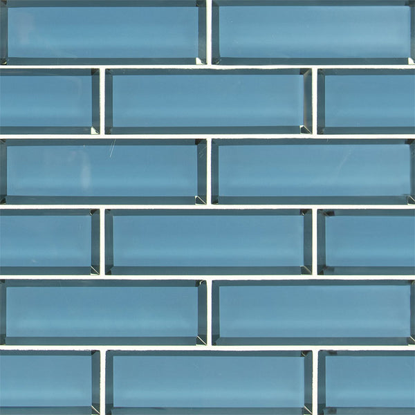 MSI Haiku Sapphire Glass Subway Tile 2x6