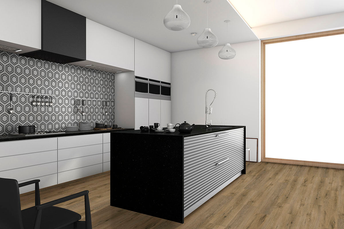 MSI Nove Hatfield Luxury Vinyl Plank Flooring — surface detail in natural tonality