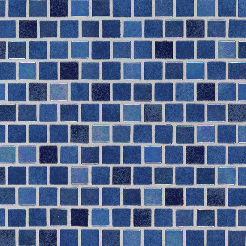 MSI Hawaiian Blue Glass Tile — Glass Mosaic Tile in blue tonality