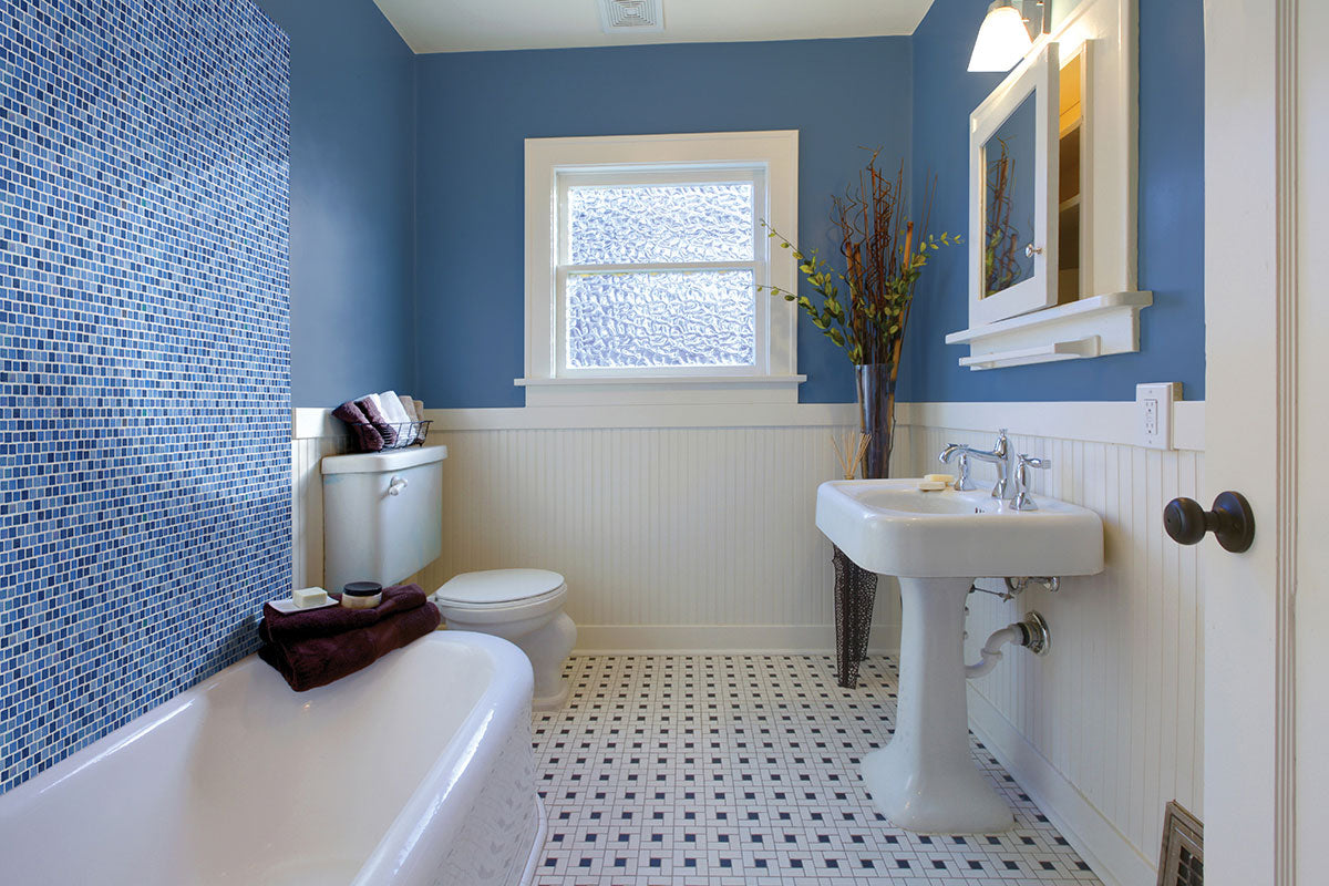 MSI Hawaiian Sky Glass Tile — surface detail in natural tonality