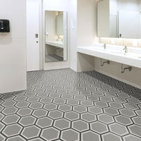 MSI Hexley Hive Hexagon Tile — surface detail in natural tonality