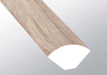 MSI Andover Highcliffe Greige Quarter Round — Flooring Trim color-matched flooring trim molding