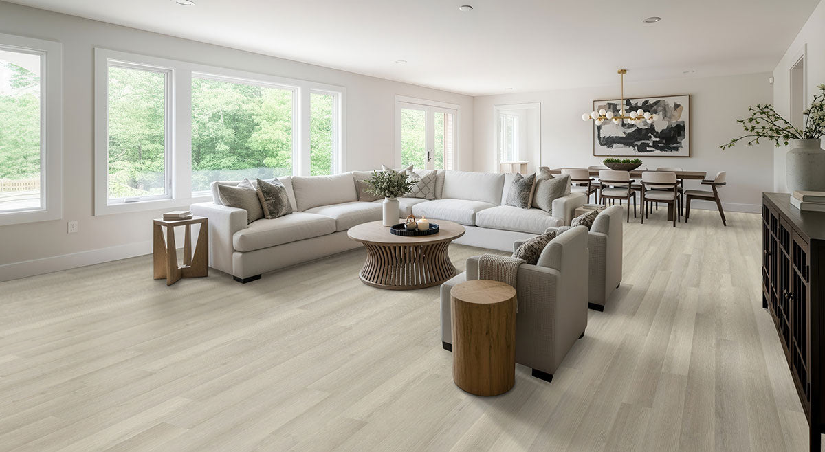 MSI Prescott HoneyBella Oak Luxury Vinyl Plank Flooring — surface detail in natural tonality