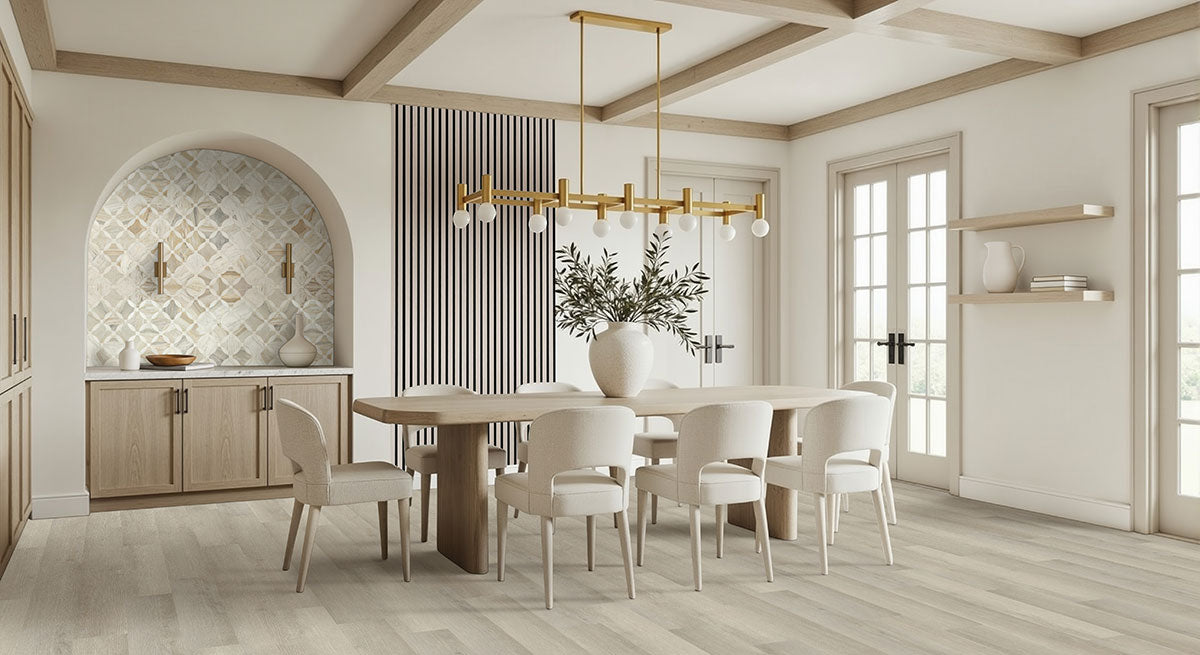 MSI Prescott HoneyBella Oak Luxury Vinyl Plank Flooring — surface detail in natural tonality
