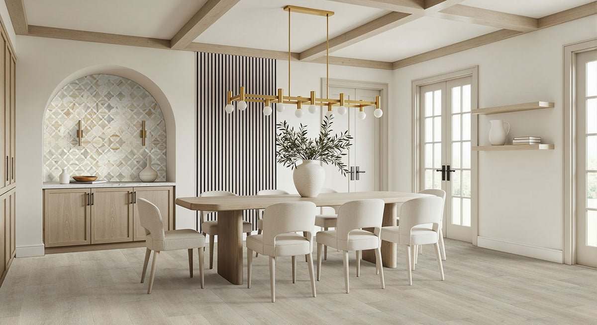 MSI XL Prescott Honeybella Oak Luxury Vinyl Plank Flooring — surface detail in natural tonality