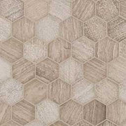 Honey Comb Multi Finish 2” Mosaic Tile
