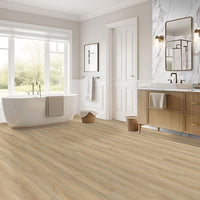 MSI Laurel Reserve Honey Hollow Luxury Vinyl Plank Flooring — surface detail in honey tonality