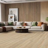 MSI Laurel Reserve Honey Hollow Luxury Vinyl Plank Flooring — surface detail in honey tonality