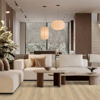 MSI Laurel Reserve Honey Hollow Luxury Vinyl Plank Flooring — surface detail in honey tonality