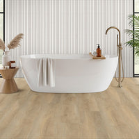 MSI Laurel Honey Hollow Luxury Vinyl Plank Flooring — surface detail in honey tonality