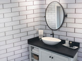 MSI Ice Bevel Glass Tile 4x12