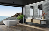 MSI Ice Beveled 3" Hexagon Mosaic Tile