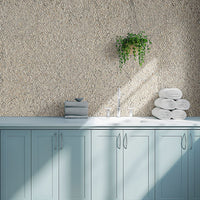 MSI Ivory White Mini Pebble Tile — surface detail in white tonality