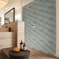 MSI Renzo Jade Ceramic Tile 3x12 — surface detail in natural tonality