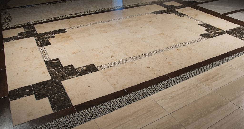MSI Emperador Dark Marble — surface detail in natural tonality