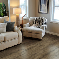 MSI Kallum Walnut Waves Luxury Vinyl Plank Flooring — surface detail in walnut tonality