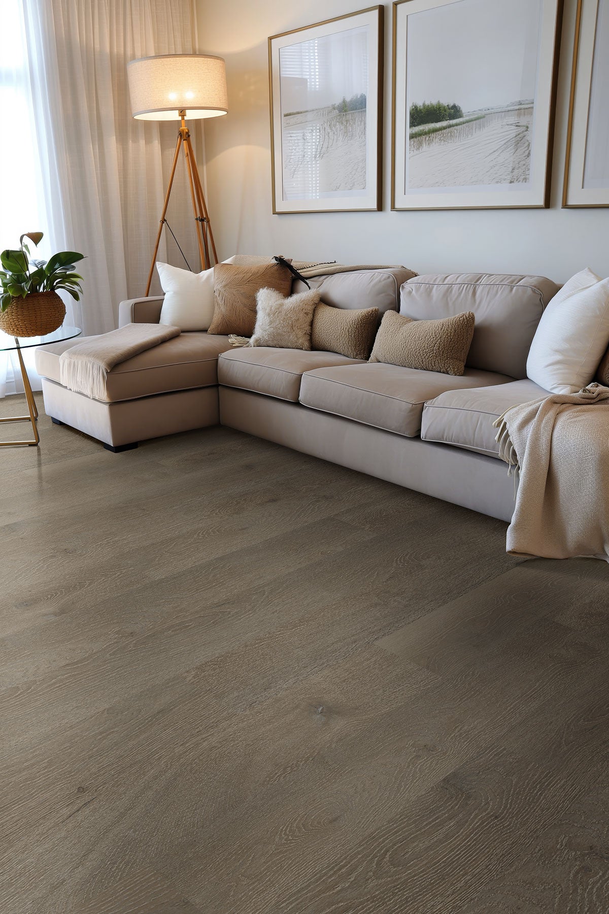MSI Kallum Cranton Luxury Vinyl Plank Flooring — surface detail in natural tonality