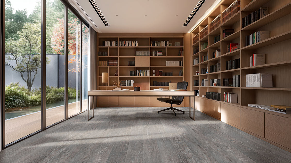 MSI Kallum Finely Luxury Vinyl Plank Flooring — surface detail in natural tonality