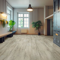 MSI Kallum York Gray Luxury Vinyl Plank Flooring — surface detail in gray tonality