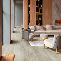 MSI Kallum York Gray Luxury Vinyl Plank Flooring — surface detail in gray tonality