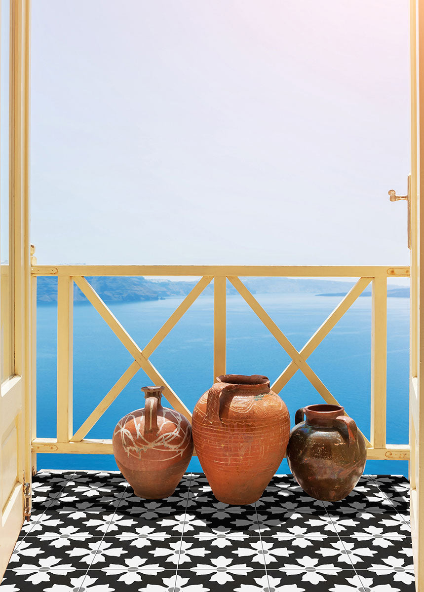 MSI Kenzzi Kasbah Encaustic Tile — surface detail in natural tonality