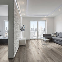 MSI Katavia Charcoal Oak Luxury Vinyl Plank Flooring — surface detail in charcoal tonality