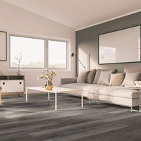 MSI Katavia Woodrift Gray Luxury Vinyl Plank Flooring — surface detail in gray tonality